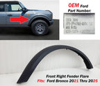 Front Right Fender Flare for Ford Bronco (2021–2025) M2DB16A074A