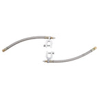 Dual Wheel Valve Stem Extension Set of 2 for Stainless Steel
