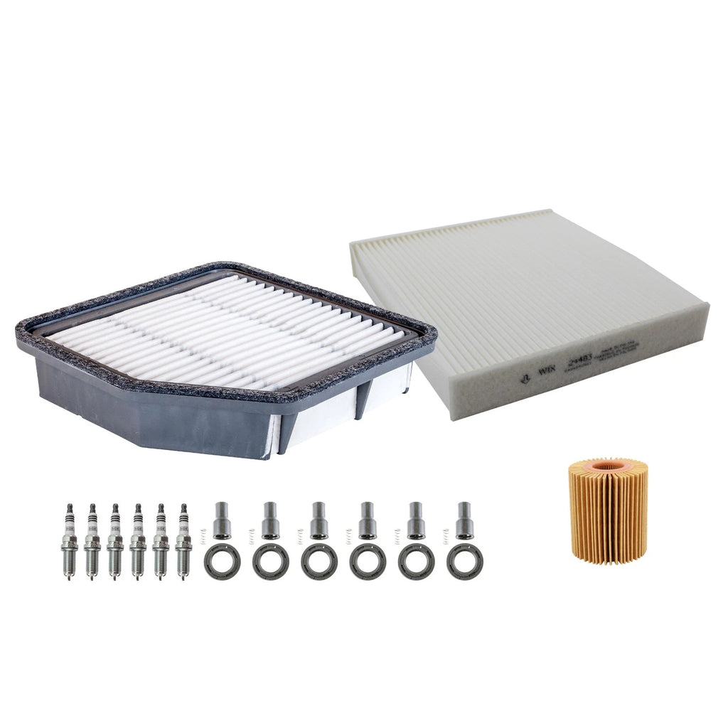 Tune Up Kit with NGK 6 Spark Plugs & Boots for Lexus GS350 IS250 IS350 (2006–2013)