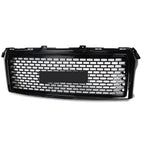 Front Grille Bumper Upper for GMC Sierra 1500 (2014–2015) Honeycomb Black
