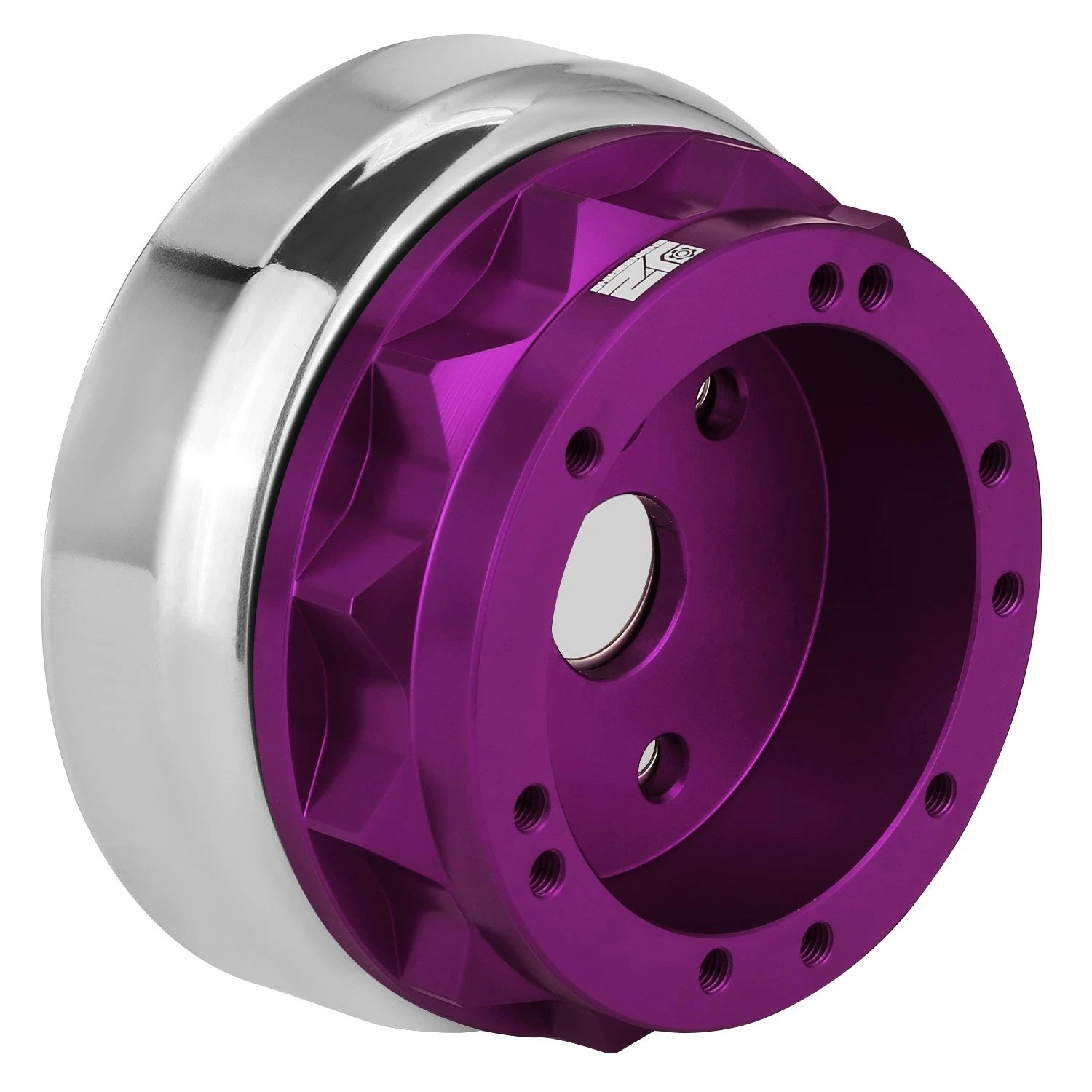 J2 6-Bolt Hub Adapter for Ford Fairlane Mustang (1965–1969) - Purple Aluminum