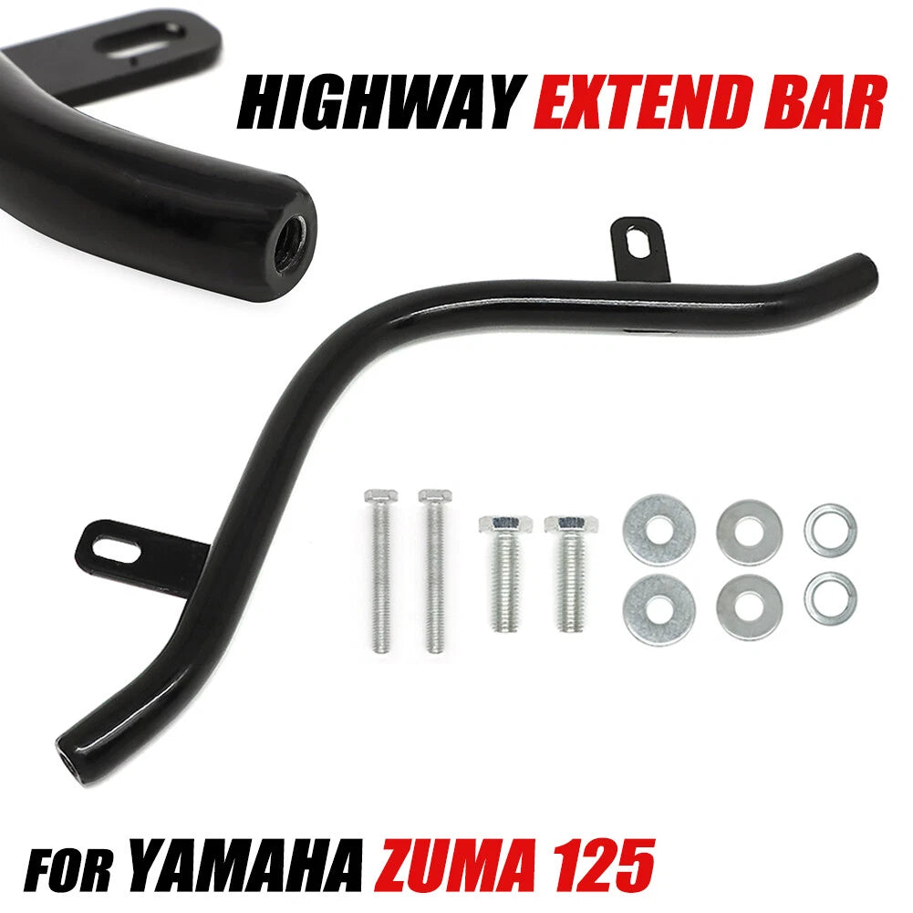 Highway Bars for Yamaha Zuma 125 (2009–2015) YW125 Black
