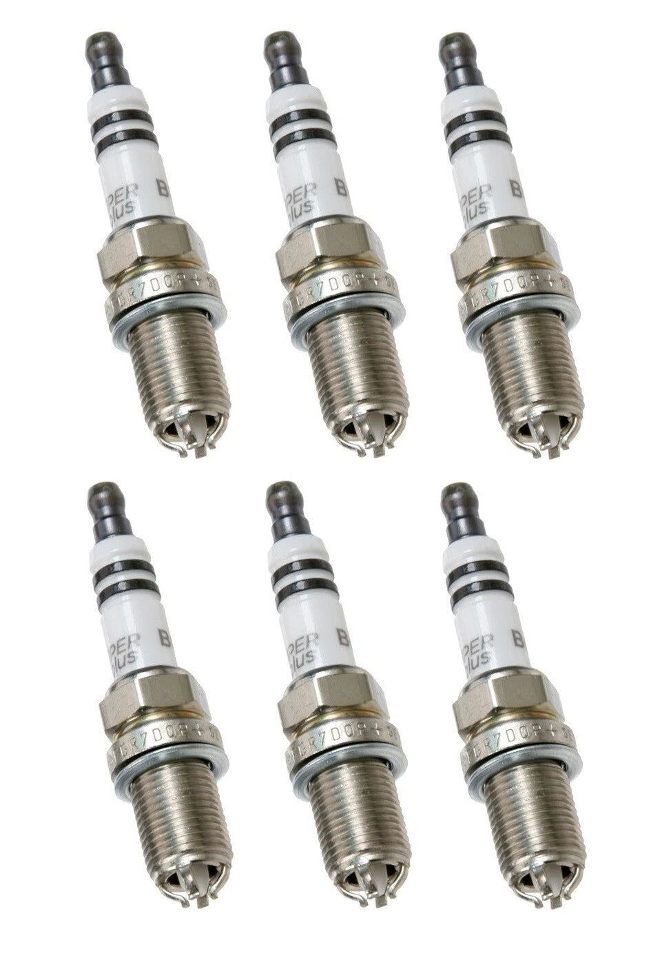 Set of 6 Spark Plugs for BMW E39 E46 E83 E36 E53 (Bosch Platinum+4 4417)