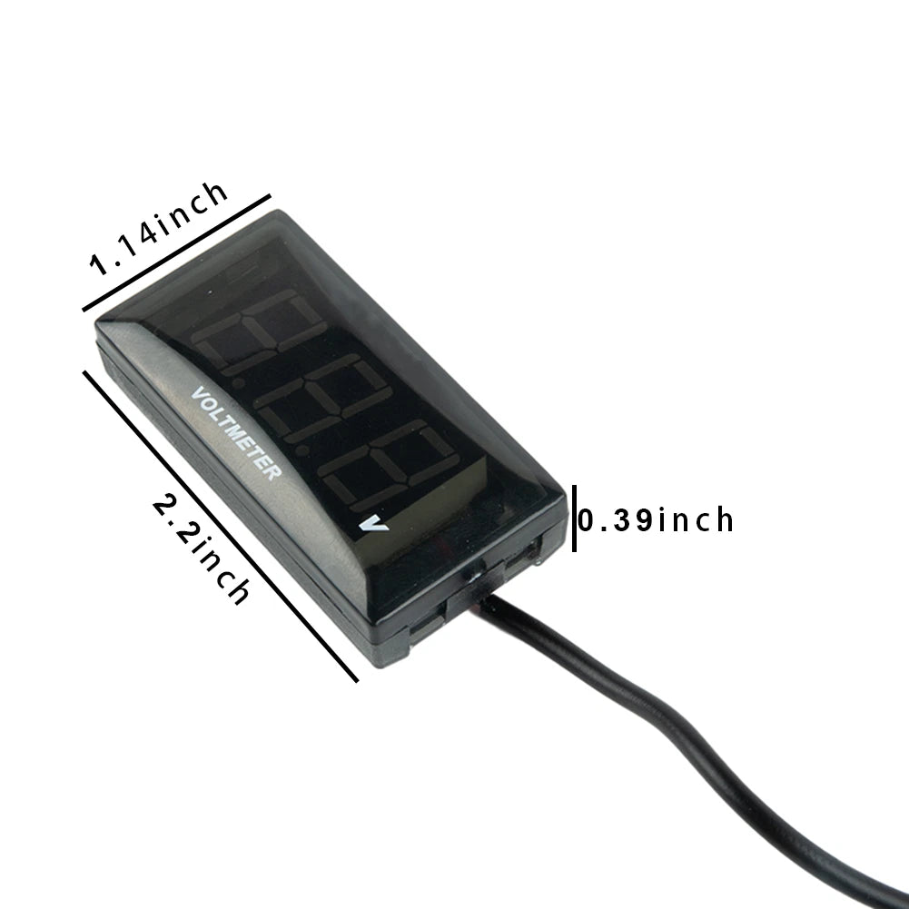 Digital Voltmeter Monitor for Cars Motorcycles (12V)