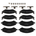 Front & Rear Ceramic Brake Pads for Chrysler Aspen/Ram 1500 (2007–2018)