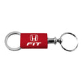 Red Anodized Aluminum Valet Keychain - Officially Licensed for Honda Fit