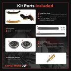 9x Timing Chain Kit for Mercedes-Benz C230 (2003-2005)