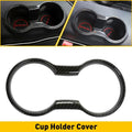 Carbon Fiber Cup Holder Cover for Ford Mustang (2015–2022)