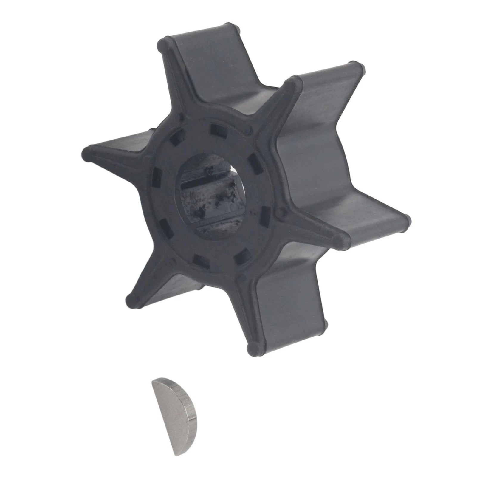 Water Pump Impeller w/ Key for Yamaha 20 25 HP Outboard Motor