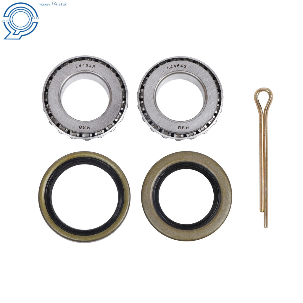 Spindle with Trailer Bearing Kit for Trailer Hub (2000 lbs, 4 on 4)