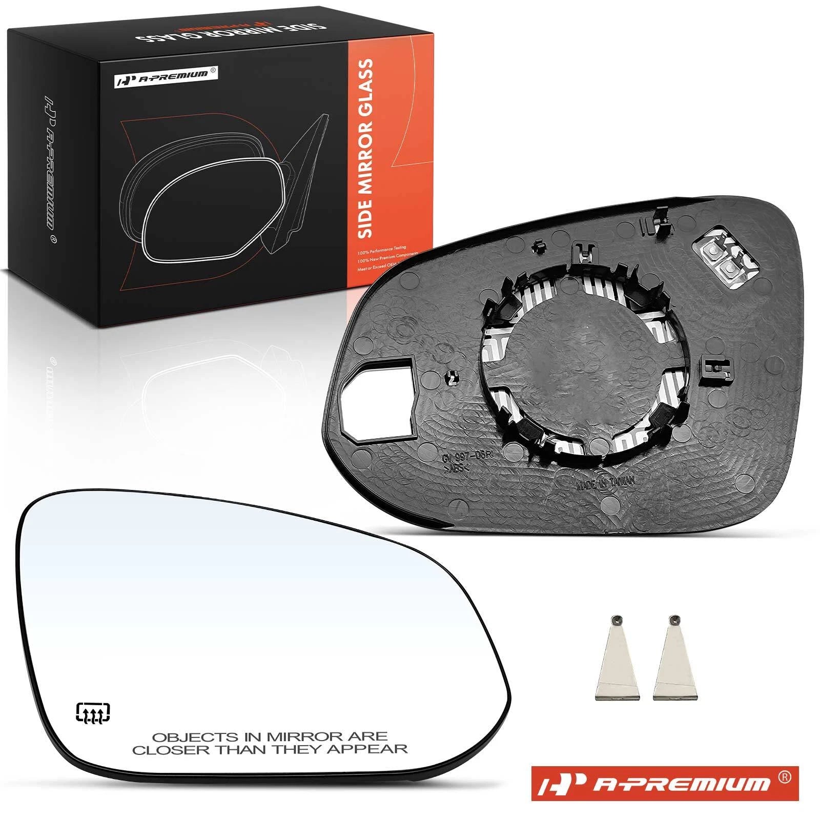 Heated Passenger Power Mirror Glass for Toyota Highlander (2014-2019)