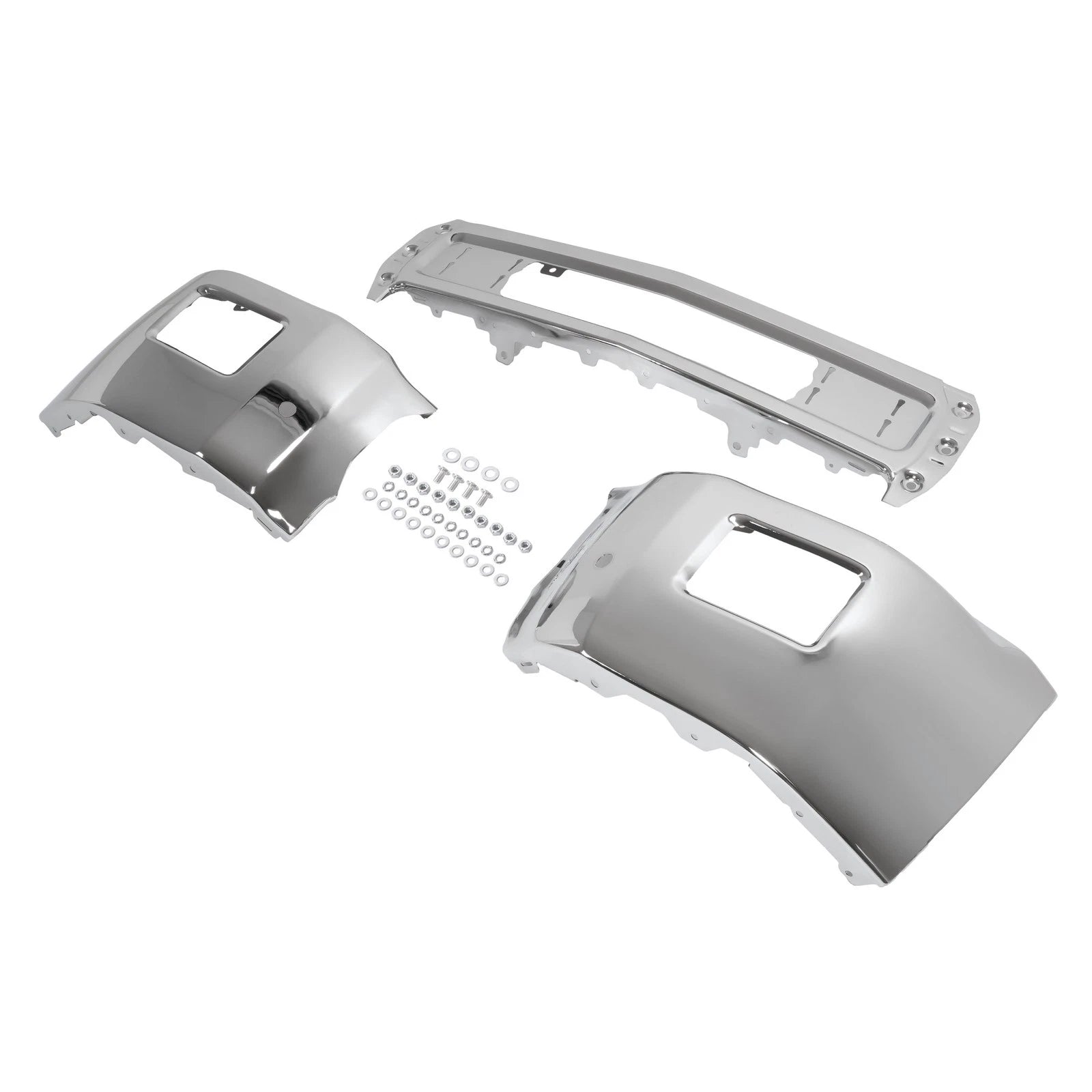 Chrome Front Bumper Face Bar for Chevrolet Silverado 2500HD/3500HD (2015–2019)