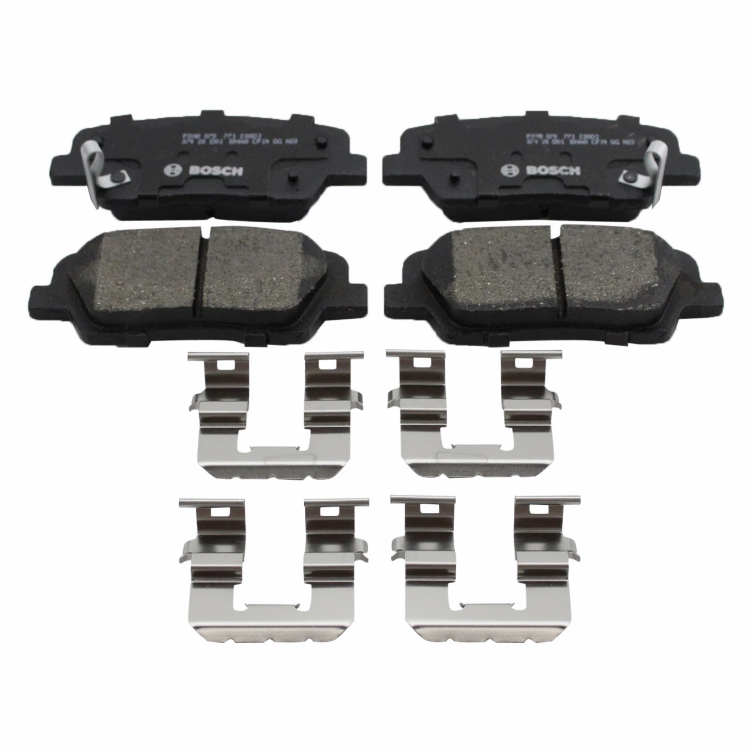DuraGo Rear Rotors & Bosch QuietCast Ceramic Brake Pads for Santa Fe XL (2017–2019)