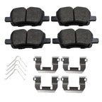 Set of 4 Akebono ProACT Rear Ceramic Brake Pads for Cadillac Buick Chevrolet GMC