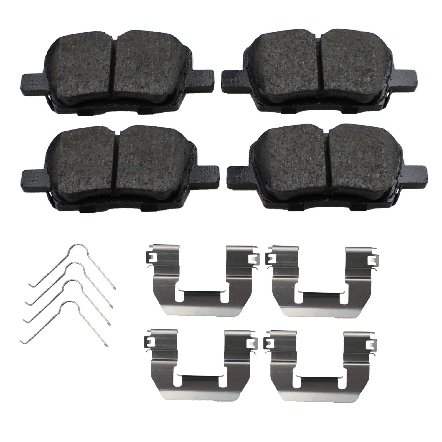 Set of 4 Akebono ProACT Rear Ceramic Brake Pads for Cadillac Buick Chevrolet GMC