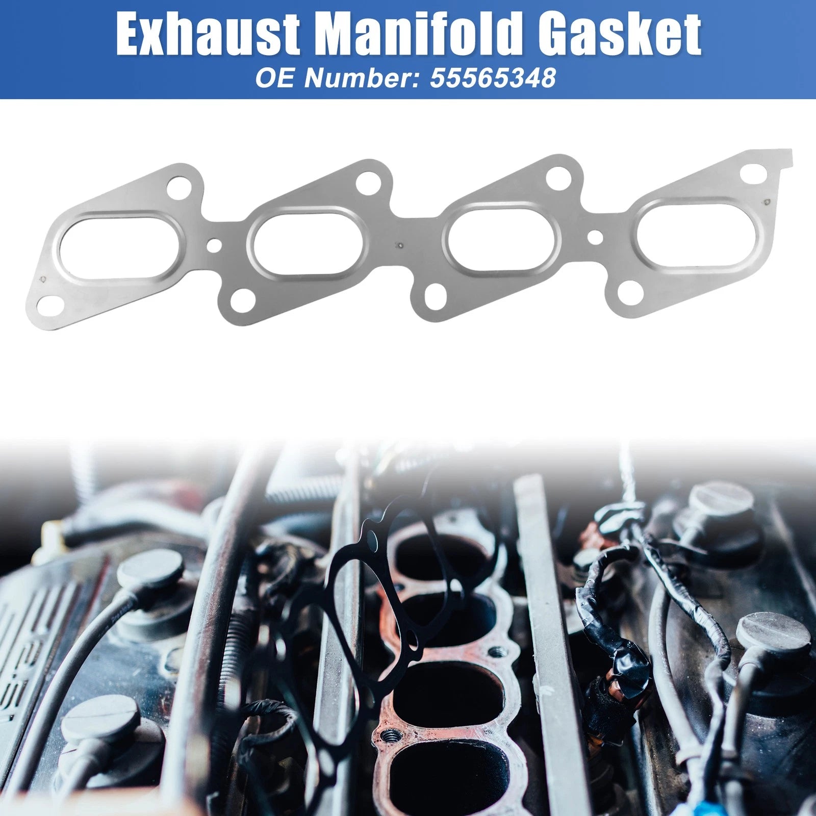 Engine Intake Manifold Seal for Buick Encore, Chevrolet Cruze (2013–2020) No. 55565348