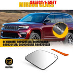 Driver Side Heated Mirror Glass for Jeep Grand Cherokee, Dodge Durango (2011–2022)