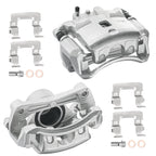 Pair Front Brake Calipers w/ Bracket for Nissan Sentra (2007–2019) 19B3306/19B3307