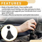 6 Speed Manual Gear Shift Knob with Boot for Audi A3 (2013–2020)