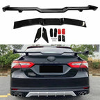 TRD Style Rear Trunk Spoiler Wing for Toyota Camry (2018–2022) Gloss Black