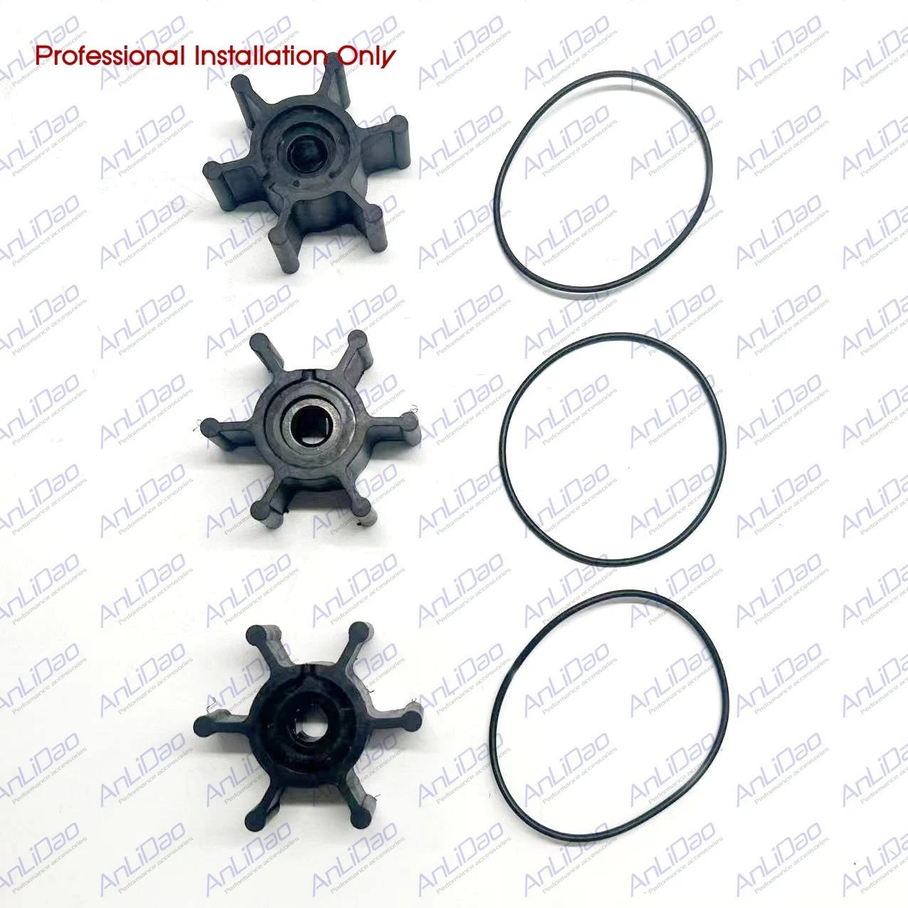 3Pcs Impeller & O-Ring Kit for Milwaukee M18 Transfer Pumps (49-16-2771)