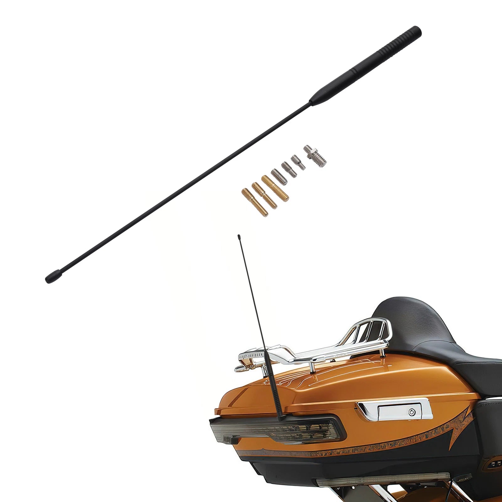 Universal Motorcycle Antenna for Harley Touring Electra Street Road Glide (2009–2023)