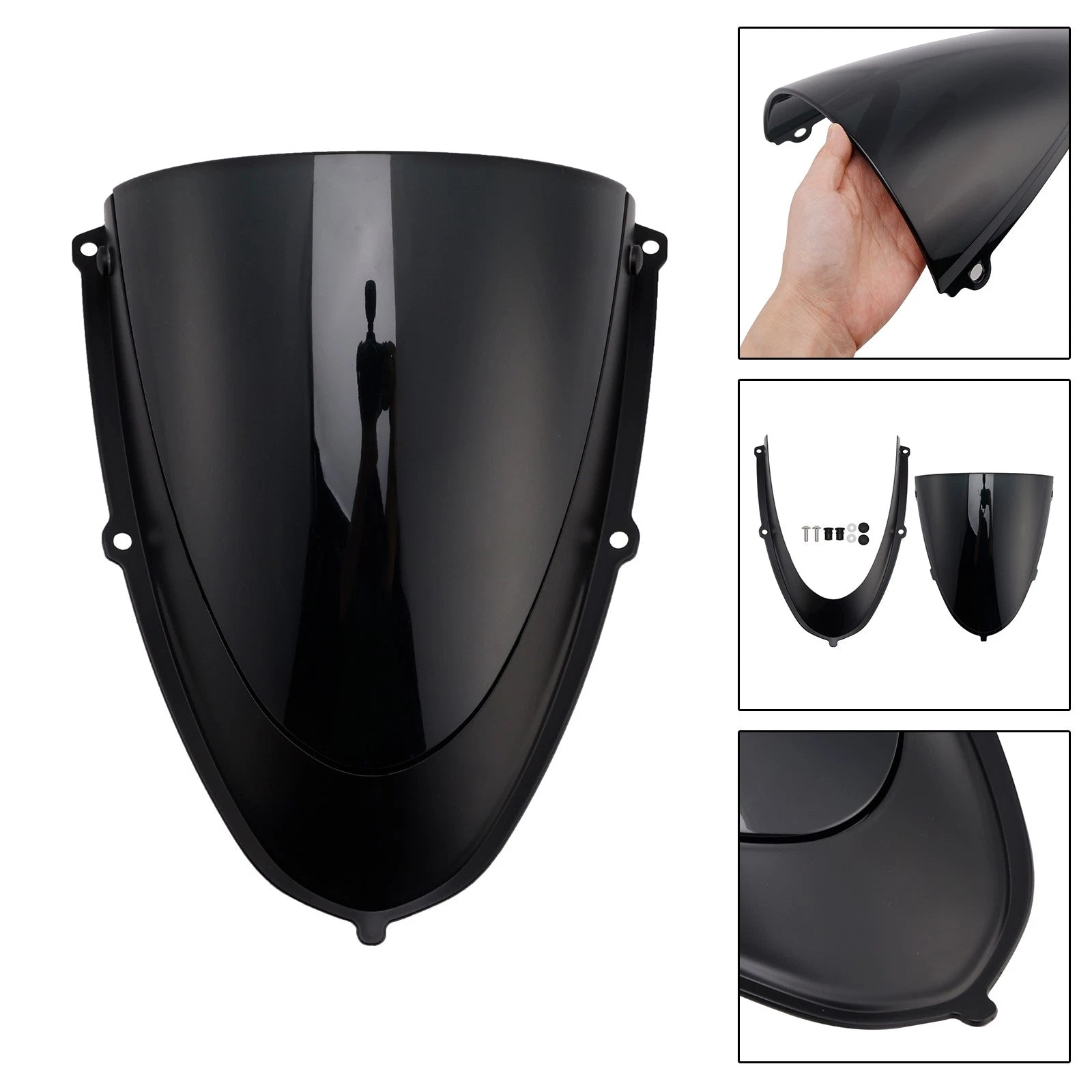 Headlight Fairing Windshield for Aprilia RS 660 (2020–2024) Matt Black