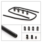 44" Stainless Steel Flexible Coolant Water Hose Kit Universal