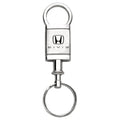 Reverse C on Satin-Chrome Valet Keychain - Officially Licensed for Honda Civic
