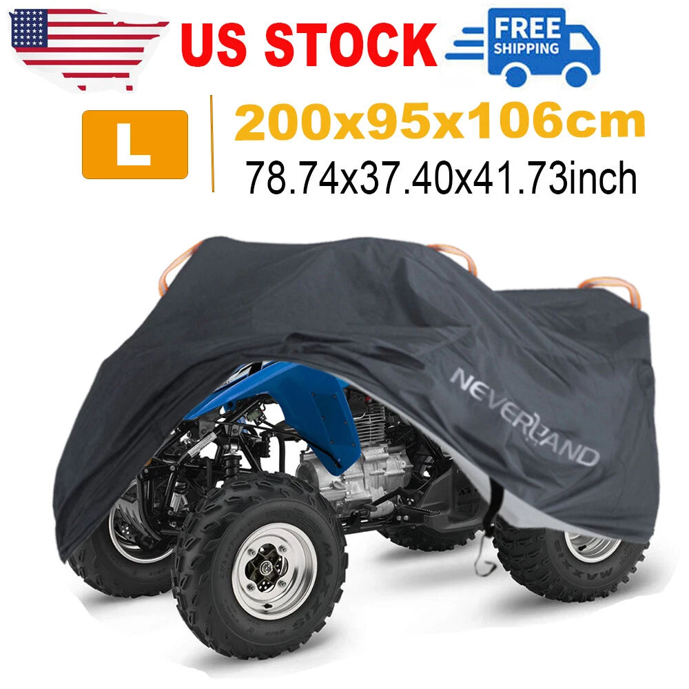L Size Waterproof Riding Lawn Mower Cover for Universal Fit (UV, Rain, Snow)