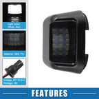 2X White LED License Plate Light 26510-ZP50A 3528SMD for Nissan Frontier (2005–2019)