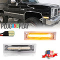 Amber LED Front Side Marker Light for Chevrolet C10 C20 C30 (1981–1991)