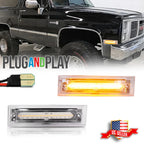 Amber LED Front Side Marker Light for Chevrolet C10 C20 C30 (1981–1991)