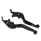 Black Extendable Brake Clutch Levers for Kawasaki Ninja 650R ER6F ER6N (2006-2018)