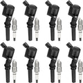 Set of 8 Ignition Coils with Spark Plugs for Mercury Grand Marquis (1998–2011)