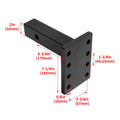 Hitch Hook Mounting Plate for 2" Receiver (20000lb, Adjustable, 3 Position)
