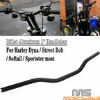 1'' Motorcycle Tracker Drag Bars for Harley Dyna Street Bob Sportster (2006-2023)