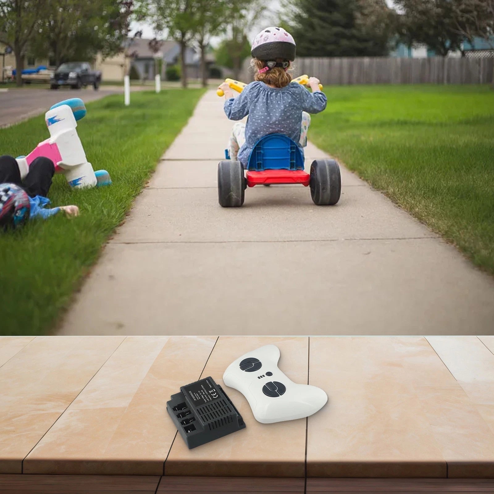 2X 4G Remote Control and Receiver for Kids Electric Toy Car