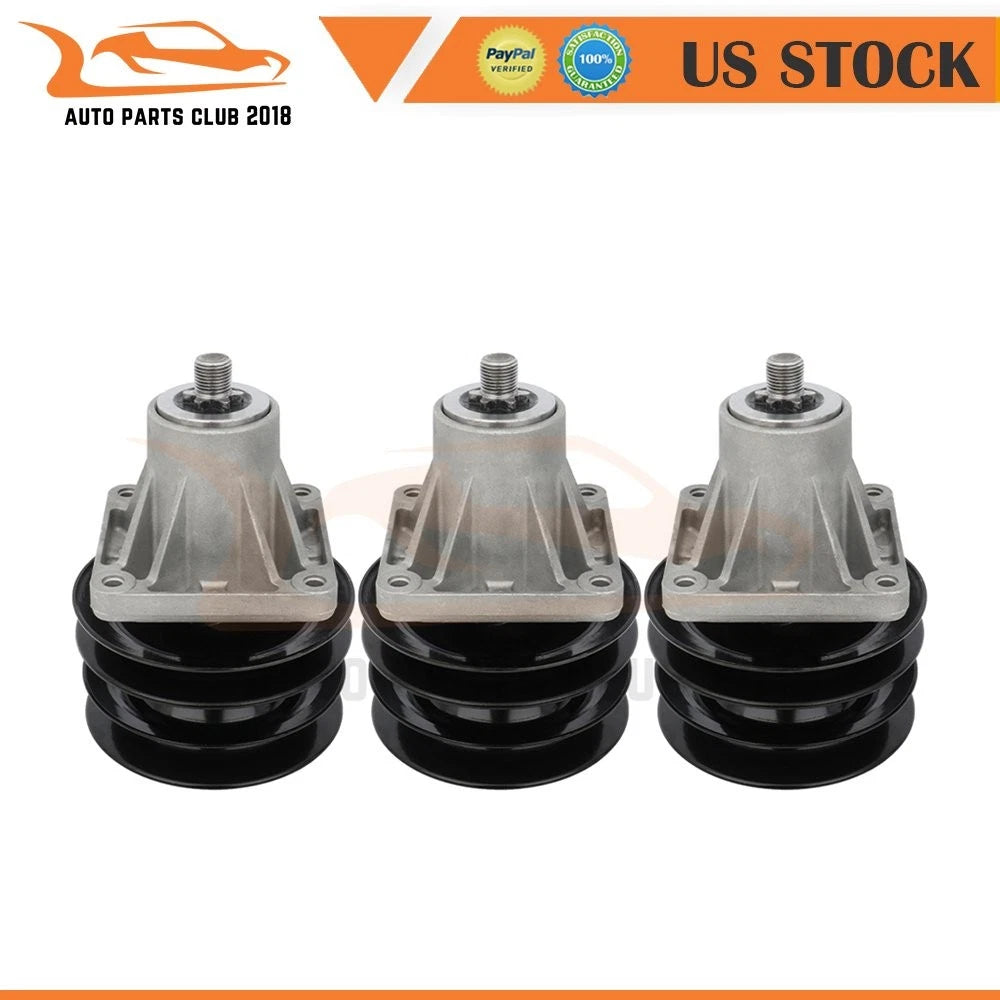 3 PK Spindle for MTD White Toro 46 Inch Deck (LT546) 112-0383 618-04134 918-04134
