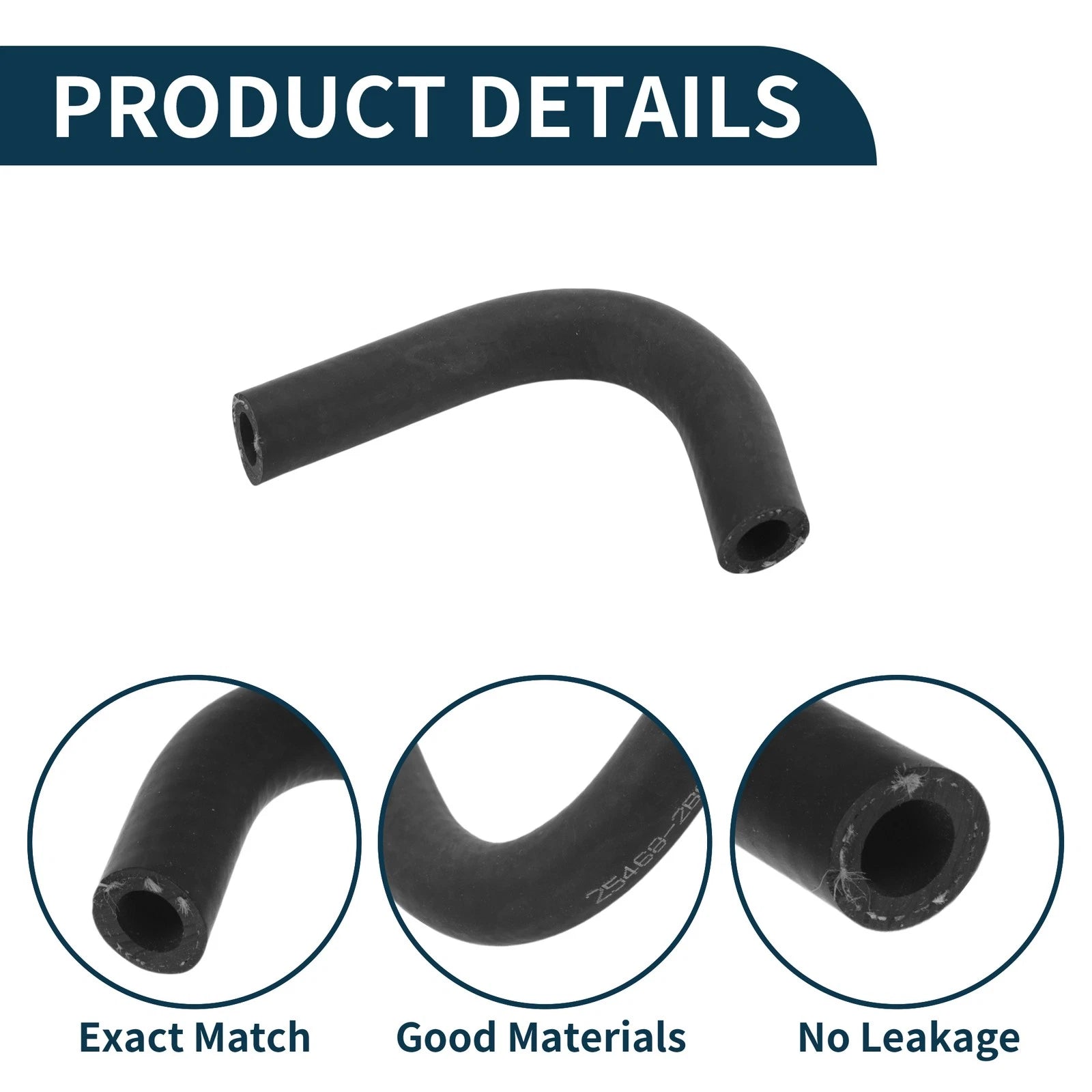 Radiator Hose No. 254682B000 for Kia Soul (2010–2011) Rubber
