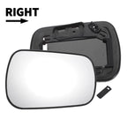 Right Side White Mirror Glass for Ford Fiesta (2002–2005)