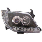 LED DRL Angel Eye Projector Headlights for Toyota Hilux (2005–2011)