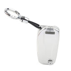 Key Case Shell Cover for Ducati Diavel (2011–2023) - Aluminum Alloy Silver