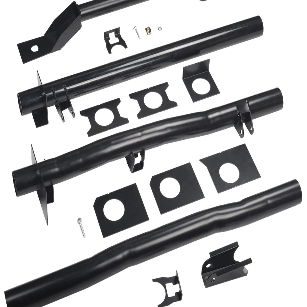 Front Rear Tank Support Rear Shock Mount Crossmember Kit for Chevy GMC (1999–2006)