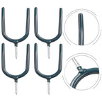 Set of 4 Vinyl Coated U Shaped Hooks for Tools and Equipment