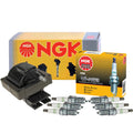 NGK Ignition Coil & 6 G-Power Platinum Spark Plugs for Ford Mercury Merkur
