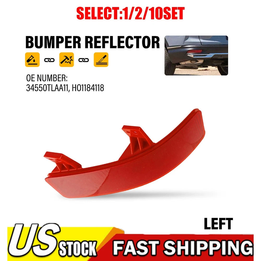 Bumper Reflector for Honda CR-V (2020–2022) Rear Driver Left Side