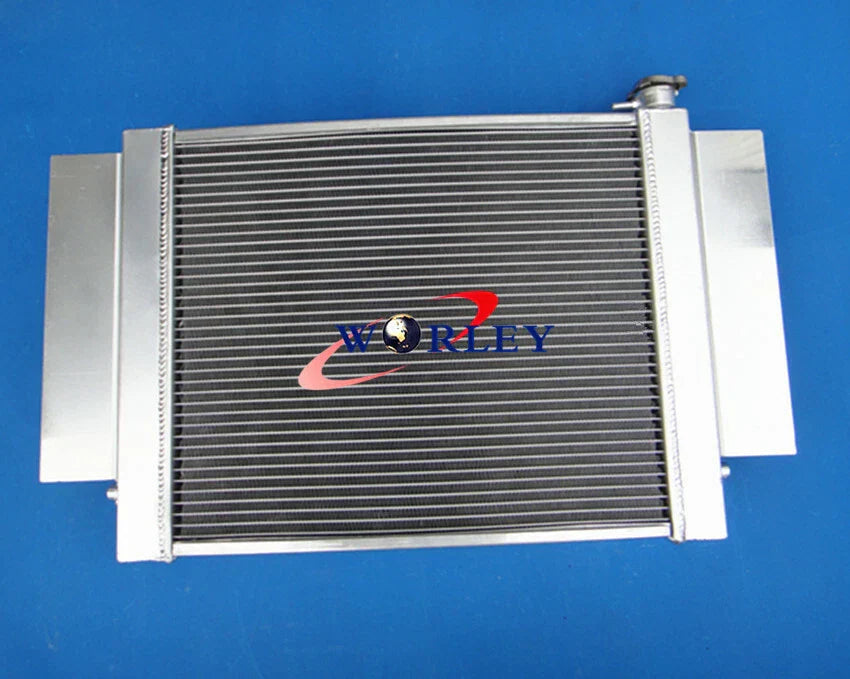 Aluminum Radiator, Fan, Oil Cooler for Mazda RX2 RX3 RX4 RX5 RX7 (1970-1985)
