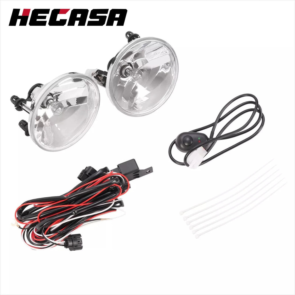 Pair Fog Lights for Chevy Colorado GMC Sierra (2007–2022)
