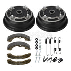 Front Brake Drums Shoes Kit for Kawasaki Mule 3000 3010 4000 4010 (2001-Up)